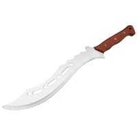 Maceta de vanatoare Ideallstore®, Oriental Blade, otel inoxidabil, 58 cm, maro - 2