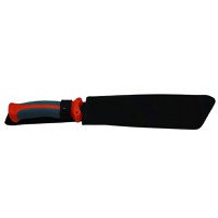 Maceta de vanatoare IdeallStore®, Spirit Blade, 39 cm, otel inoxidabil, neagra, teaca inclusa - 7