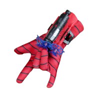 Manusa Spiderman pentru copii, cu ventuze, rosie, marime universala - 1