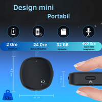 Mini reportofon digital cu activare vocala, Z13, memorie 32gb, 400 ore stocare - 7