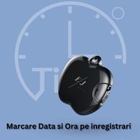 Mini reportofon tip breloc, Q36, 16 GB, autonomie 20 ore, stocare inregistrari 192 ore, activare vocala, functie MP3 - 5