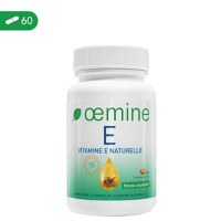 Oemine Vitamina E naturala - 60 capsule, Vitamina E - 1