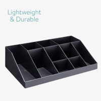 Organizator pentru cafea si ceai Navaris cu 10 compartimente, Negru, 54094.01 - 4