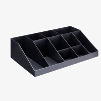 Organizator pentru cafea si ceai Navaris cu 10 compartimente, Negru, 54094.01 - 8