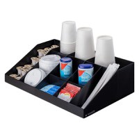 Organizator pentru cafea si ceai Navaris cu 10 compartimente, Negru, 54094.01 - 2