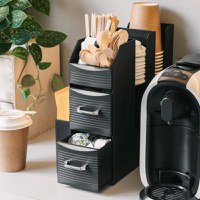 Organizator pentru cafea si ceai Navaris cu compartimente si 2 sertare, 50262.01 - 3