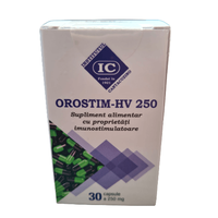 Orostim HV 250, supliment alimentar cu proprietati imunostimulatoare, Institutul Cantacuzino, cutie 30 capsule - 1