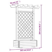 Pergola de gradina cu jardiniera - 5