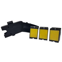 Pistol taser cu electrosoc, 3 rezerve, toc cadou - 1