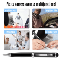 Pix Spion cu Camera 1080 Full HD si Microfon, Inregistrare Audio Video, Foto, Aparat Spion cu Camera Ascunsa - 11