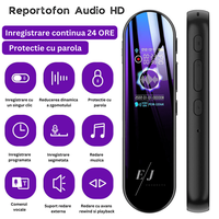 Reportofon profesional cu activare vocala, Q53, 8 GB, difuzor, MP3 - 7