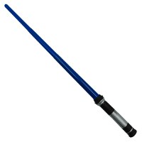 Sabie de jucarie IdeallStore®, Force Awakens, plastic, LED, sunete, 80 cm, albastru - 1