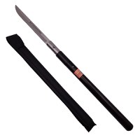 Sabie de vanatoare Ideallstore®, Shaolin Master, model baston, 55 cm, negru, teaca inclusa - 1