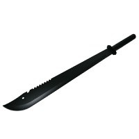 Sabie de vanatoare, Ninja Blade, maner metal, 83 cm, negru, teaca inclusa - 4