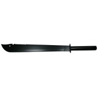 Sabie de vanatoare, Ninja Blade, maner metal, 83 cm, negru, teaca inclusa - 2