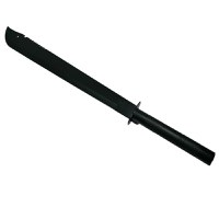 Sabie de vanatoare, Ninja Blade, maner metal, 83 cm, negru, teaca inclusa - 3