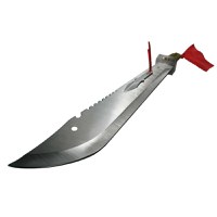 Sabie de vanatoare, Samurai Blade, maner textil, 67 cm, cutit de aruncat inclus - 5