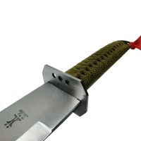 Sabie de vanatoare, Samurai Blade, maner textil, 67 cm, cutit de aruncat inclus - 6