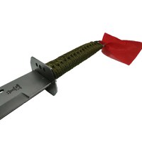 Sabie de vanatoare, Samurai Blade, maner textil, 67 cm, teaca cadou - 5