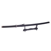 Sabie katana decorativa IdeallStore®, panoplie, Last Samurai, negru, metal, 51.5 cm, suport inclus - 1