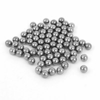 Set 100 bile metalice IdeallStore®, Precision Target, airsoft si prastie, 6 mm, 0.75g, argintiu - 5