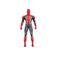 Set 2 Manusi proiectile burete, figurina si ventuze Spiderman, IdeallStore®, Rosu - 7