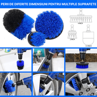 Set 22 Piese Detailing auto, Interior Exterior, Diverse Instrumente de Curatare, Perii, Lavete, Bureti, Pensule - 3