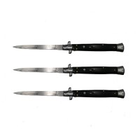 Set 3 Bricege automate, Italian Blade, Stiletto,IdeallStore®, otel inoxidabil, 33 cm, husa inclusa - 1