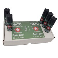 Set 5 sprayuri autoaparare IdeallStore®, Nato Assault, aluminiu, 60 ml, verde, husa inclusa - 2