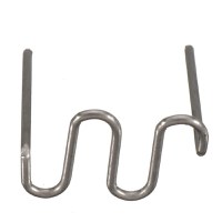 Set 500 bucati capse metalice de intarire pentru aparat sudat plastic, lipit/reparat bara auto, tip S, 0.8mm, otel - 1