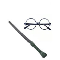 Set bagheta magica si ochelari Harry Potter, IdeallStore®, 35 cm - 1