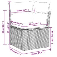 Set canapele de gradina cu perne - 9