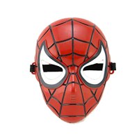 Set costum Avenge Spiderman cu muschi IdeallStore®, pentru 7-9 ani, rosu si masca plastic - 2