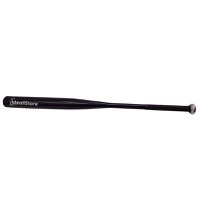 Set de trei bate de baseball IdeallStore®, Home Run, aluminiu, 80 cm, negru - 3