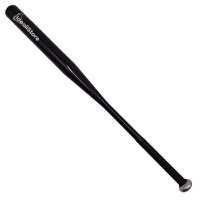 Set de trei bate de baseball IdeallStore®, Home Run, aluminiu, 80 cm, negru - 2