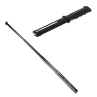 Set doua accesorii autoaparare IdeallStore®, baston electrosoc TW-809 Defence si baston telescopic, 77 cm - 1