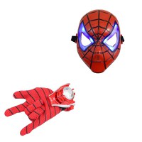 Set manusa cu lansator Spiderman si masca LED - 1