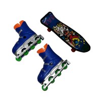 Set mini figurine IdeallStore®, Finger Maniac, skateboard, role, multicolor - 2