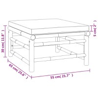 Set mobilier de gradina cu perne - 7