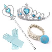 Set patru accesorii printesa Elsa Frozen ,IdeallStore®, 3-12 ani - 1