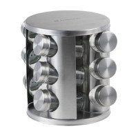 Set recipiente condimente AMBITION Cleo, 12 piese, suport inox - 1