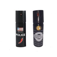 Set Spray cu piper Neutral Defens si Spray cu chili USA Police, IdeallStore®, 60 ml, Husa inclusa - 1