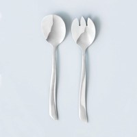 Set tacamuri inox servire salata, 2 piese, AMBITION Wave - 2