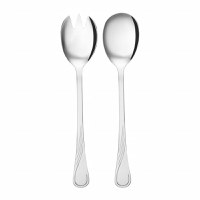 Set tacamuri inox servire salata, 2 piese, mari, AMBITION Napoli - 1