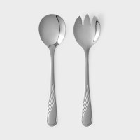 Set tacamuri inox servire salata, 2 piese, mari, AMBITION Napoli - 2