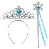 Set trei accesorii printesa Elsa Frozen ,IdeallStore®, 3-12 ani - 2