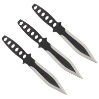 Set trei cutite de aruncat, Anarchy Way si 3 cutite de aruncat Ballistic Blades, IdeallStore®,otel inoxidabil - 9