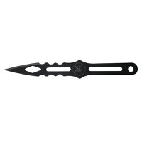 Set trei cutite de aruncat, Black Cat, otel inoxidabil, 13.5 cm, teaca inclusa - 3