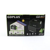 Sistem de iluminat solar GDPLUS 2 becuri LED, lampa LED, USB, GD-8077 - 4