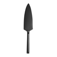 Spatula zimtata servire desert, inox, AMBITION Como Black - 1